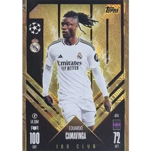 Topps Champions League Match Attax 2024/2025 / 474 EDUARDO CAMAVINGA CLUB 100