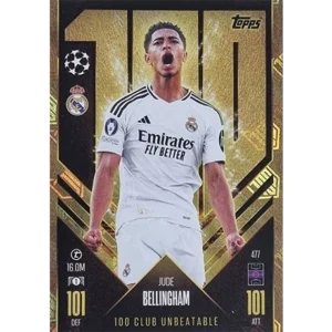 Topps Champions League Match Attax 2024/2025 / 477 JUDE BELLINGHAM CLUB 101