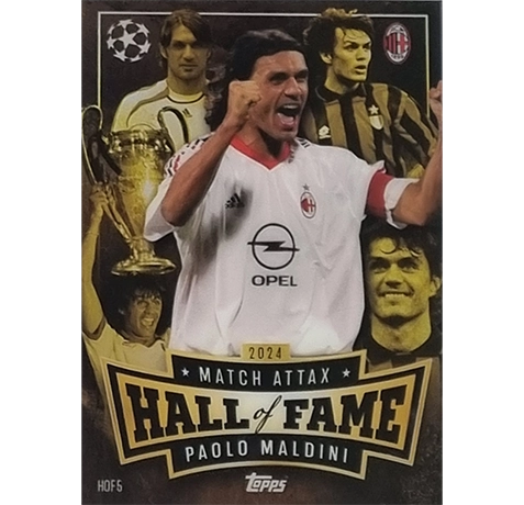 Topps Champions League Match Attax 2024/2025 / HDF 5 PAOLO MALDINI HALL OF FAME