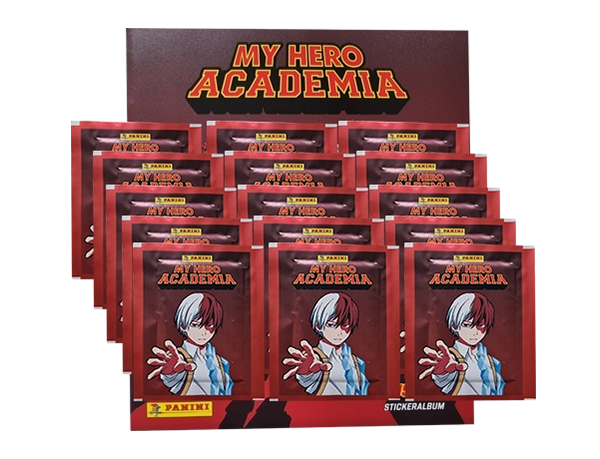 Panini My Hero Academia Sticker / Album inkl. 15x Stickertüten