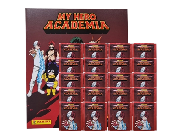 Panini My Hero Academia Sticker / Album inkl. 20x Stickertüten