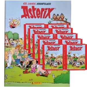 Panini Asterix 65 Jahre Abenteuer Sticker / 1x Sammelalbum inkl. 10x Stickertüten