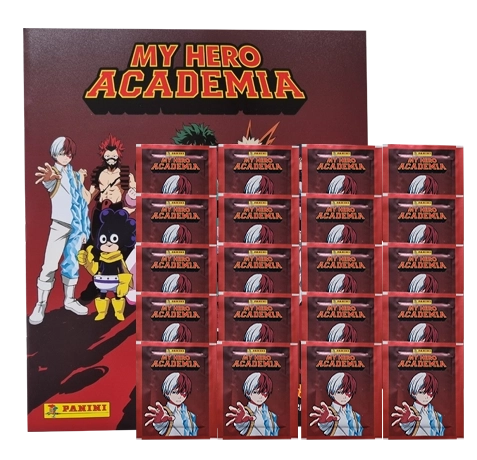 Panini My Hero Academia Sticker / Album inkl. 20x Stickertüten