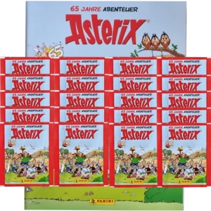 Panini Asterix 65 Jahre Abenteuer Sticker / 1x Sammelalbum inkl. 20x Stickertüten