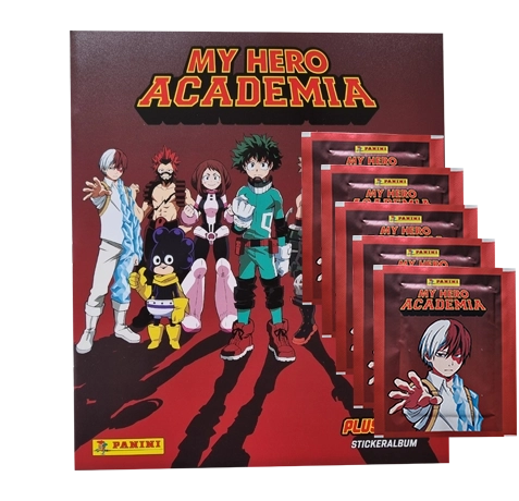 Panini My Hero Academia Sticker / Album inkl. 5x Stickertüten