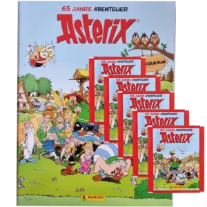 Panini Asterix 65 Jahre Abenteuer Sticker / 1x Sammelalbum inkl. 5x Stickertüten