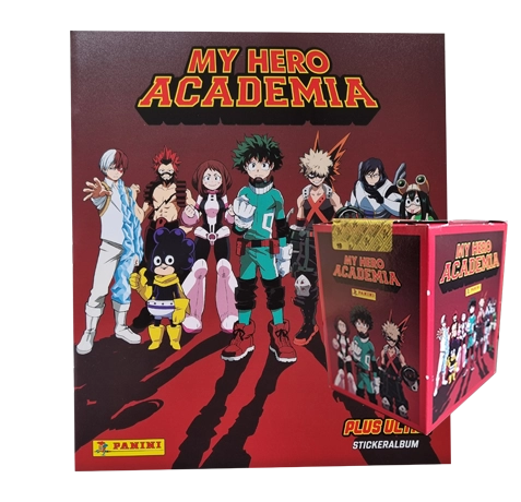 Panini My Hero Academia Sticker / Album inkl. 1x Display je 36x Stickertüten