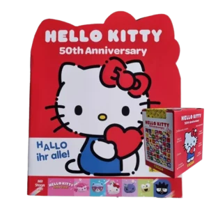 Panini Hello Kitty 50th Anniversary Sticker / 1 Sammelalbum inkl. 1x Display je 36x Stickertüten