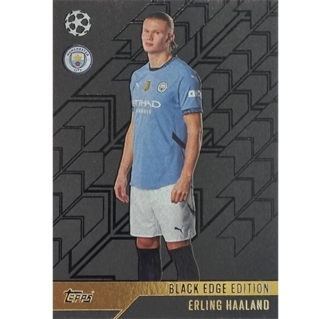 Topps Champions League Match Attax 2024/2025 / BLACK EDGE BE 6 ERLING HAALAND