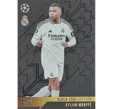 Topps Champions League Match Attax 2024/2025 / BLACK EDGE BE 7 KYLIAN MBAPPE