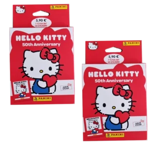 Panini Hello Kitty 50th Anniversary Sticker / 2x Eco Blister Pack