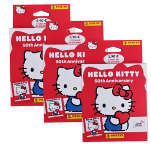 Panini Hello Kitty 50th Anniversary Sticker / 5x Eco Blister Pack