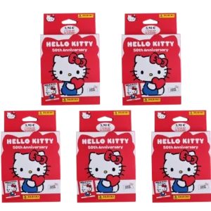 Panini Hello Kitty 50th Anniversary Sticker / 5x Eco Blister Pack