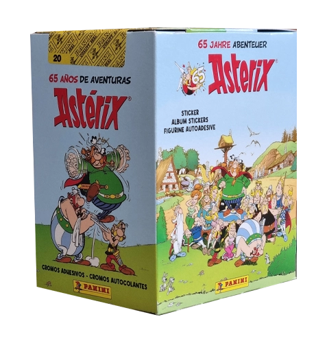 Panini Asterix 65 Jahre Abenteuer Sticker / 1x Display