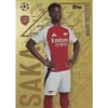 Topps Champions League Match Attax 2024/2025 / GOLD EDGE 3 BUKAYO SAKA