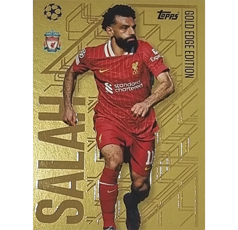 Topps Champions League Match Attax 2024/2025 / GOLD EDGE 4 MOHAMED SALAH