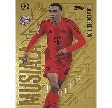 Topps Champions League Match Attax 2024/2025 / GOLD EDGE 5 JAMAL MUSIALA