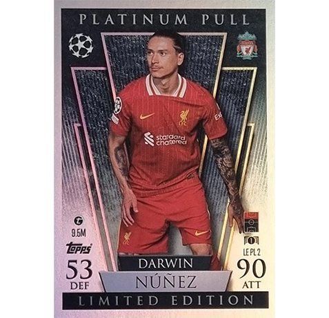 Topps Champions League Match Attax 2024/2025 / LE PL 2 DARWIN NUNEZ