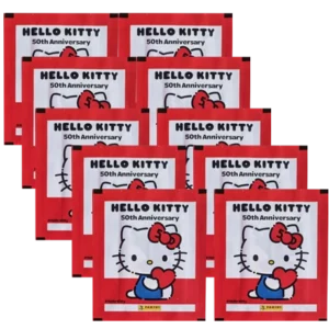 Panini Hello Kitty 50th Anniversary Sticker / 10x Stickertüten