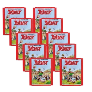 Panini Asterix 65 Jahre Abenteuer Sticker / 10x Stickertüten