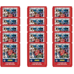 Panini NFL 2024 Sticker / 15x Stickertüten