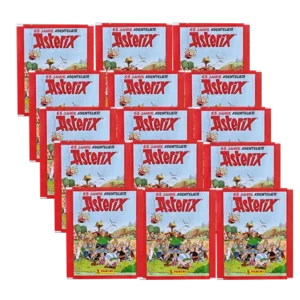 Panini Asterix 65 Jahre Abenteuer Sticker / 15x Stickertüten