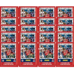 Panini NFL 2024 Sticker / 20x Stickertüten