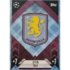 Topps Champions League Match Attax 2024/2025 / 001 Aston Villa Logo / Blau Parallel