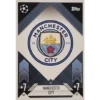 Topps Champions League Match Attax 2024/2025 / 010 Manchester City Logo