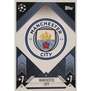 Topps Champions League Match Attax 2024/2025 / 010 Manchester City Logo