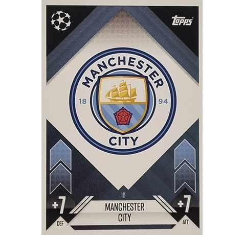 Topps Champions League Match Attax 2024/2025 / 010 Manchester City Logo