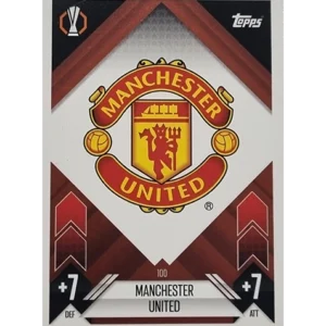 Topps Champions League Match Attax 2024/2025 / 100 Manchester United Logo