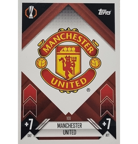 Topps Champions League Match Attax 2024/2025 / 100 Manchester United Logo