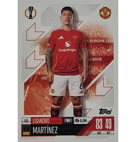 Topps Champions League Match Attax 2024/2025 / 102 Lisandro Martinez