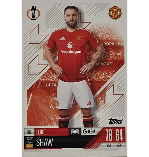 Topps Champions League Match Attax 2024/2025 / 103 Luke Shaw