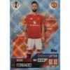 Topps Champions League Match Attax 2024/2025 / 105 Bruno Fernandes / Blau Parallel