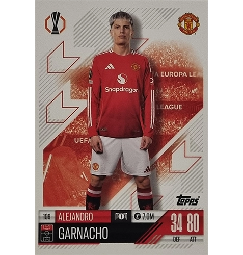 Topps Champions League Match Attax 2024/2025 / 106 Alejandro Garnacho