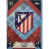 Topps Champions League Match Attax 2024/2025 / 109 Atletico Madrid Logo / Blau Parallel