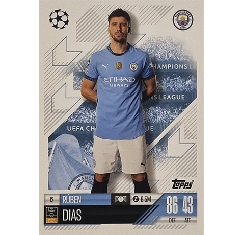 Topps Champions League Match Attax 2024/2025 / 012 Ruben Dias