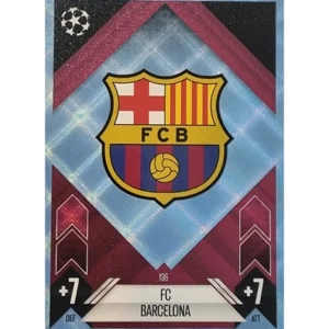 Topps Champions League Match Attax 2024/2025 / 136 Barcelona Logo/ Blau Parallel