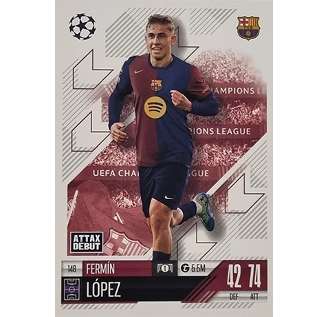 Topps Champions League Match Attax 2024/2025 / 148 Fermin Lopez