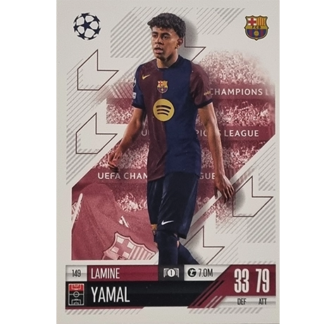 Topps Champions League Match Attax 2024/2025 / 149 Lamine Yamal