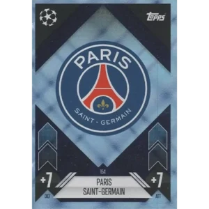 Topps Champions League Match Attax 2024/2025 / 154 Paris Logo / Blau Parallel