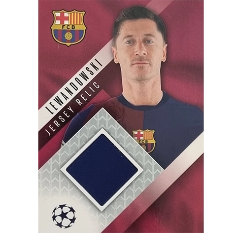 Topps Champions League Match Attax 2024/2025 / JERSEY RELIC / JR-RLE / ROBERT LEWANDOWSKI