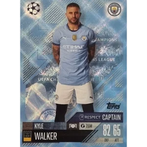 Topps Champions League Match Attax 2024/2025 / 016 Kyle Walker / Blau Parallel