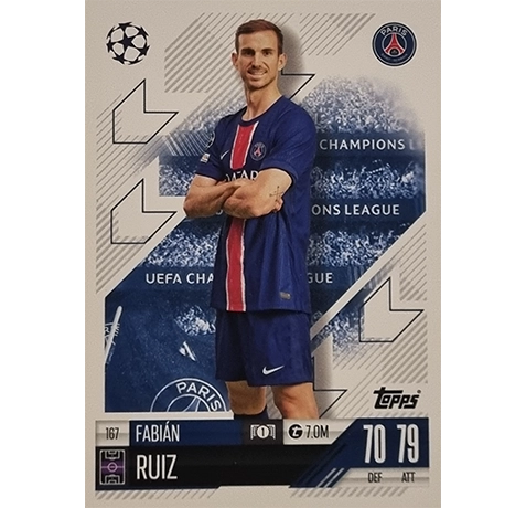 Topps Champions League Match Attax 2024/2025 / 167 Fabian Ruiz