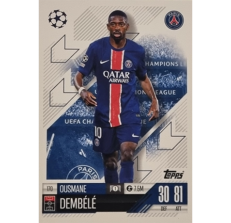 Topps Champions League Match Attax 2024/2025 / 170 Ousmane Dembele