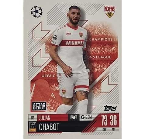 Topps Champions League Match Attax 2024/2025 / 175 Julian Chabot