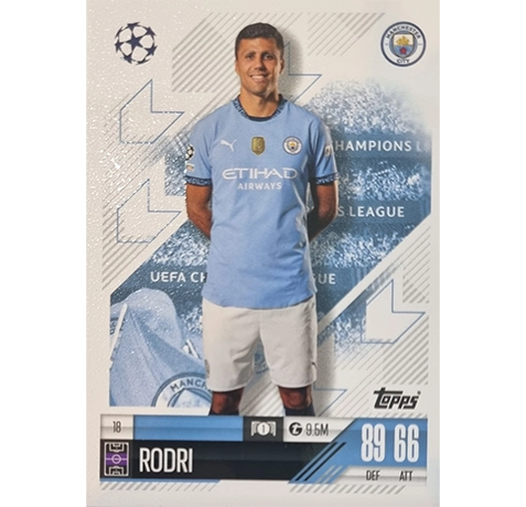 Topps Champions League Match Attax 2024/2025 / 018 Rodri