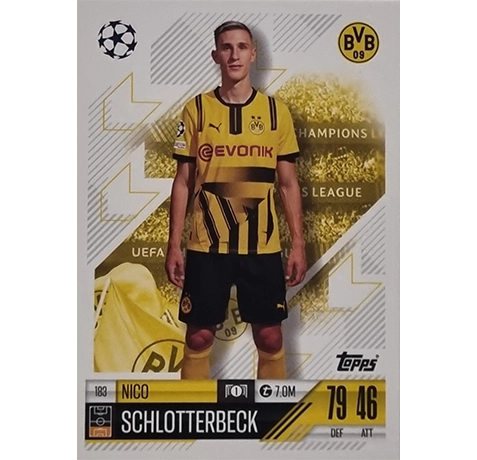 Topps Champions League Match Attax 2024/2025 / 183 Nico Schlotterbeck